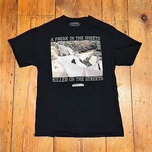 Ripple Junction Black Halloween Graphic Tee